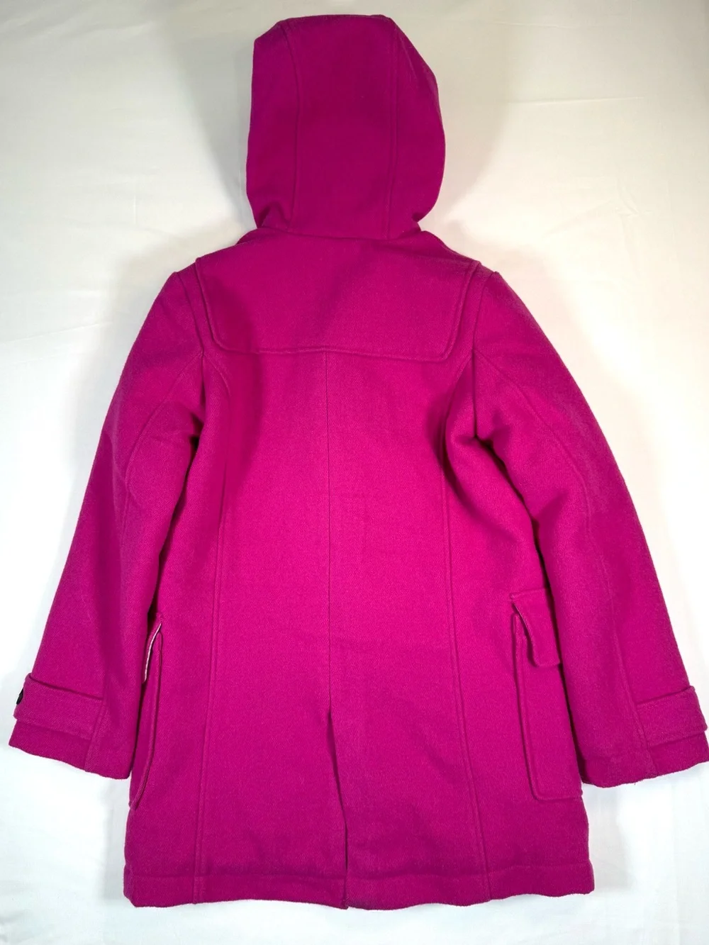 BODEN Girls Hooded Wool Blend Duffle Coat 11-12Y Toggle Jacket Preppy Luxury
